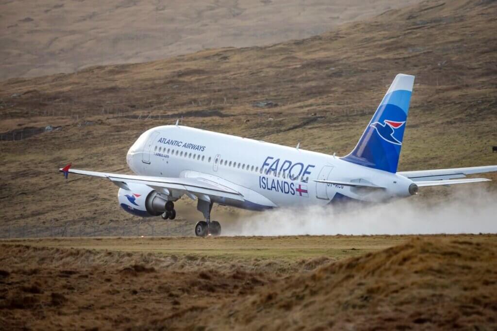 De Faeröer eilanden - vliegtuig 