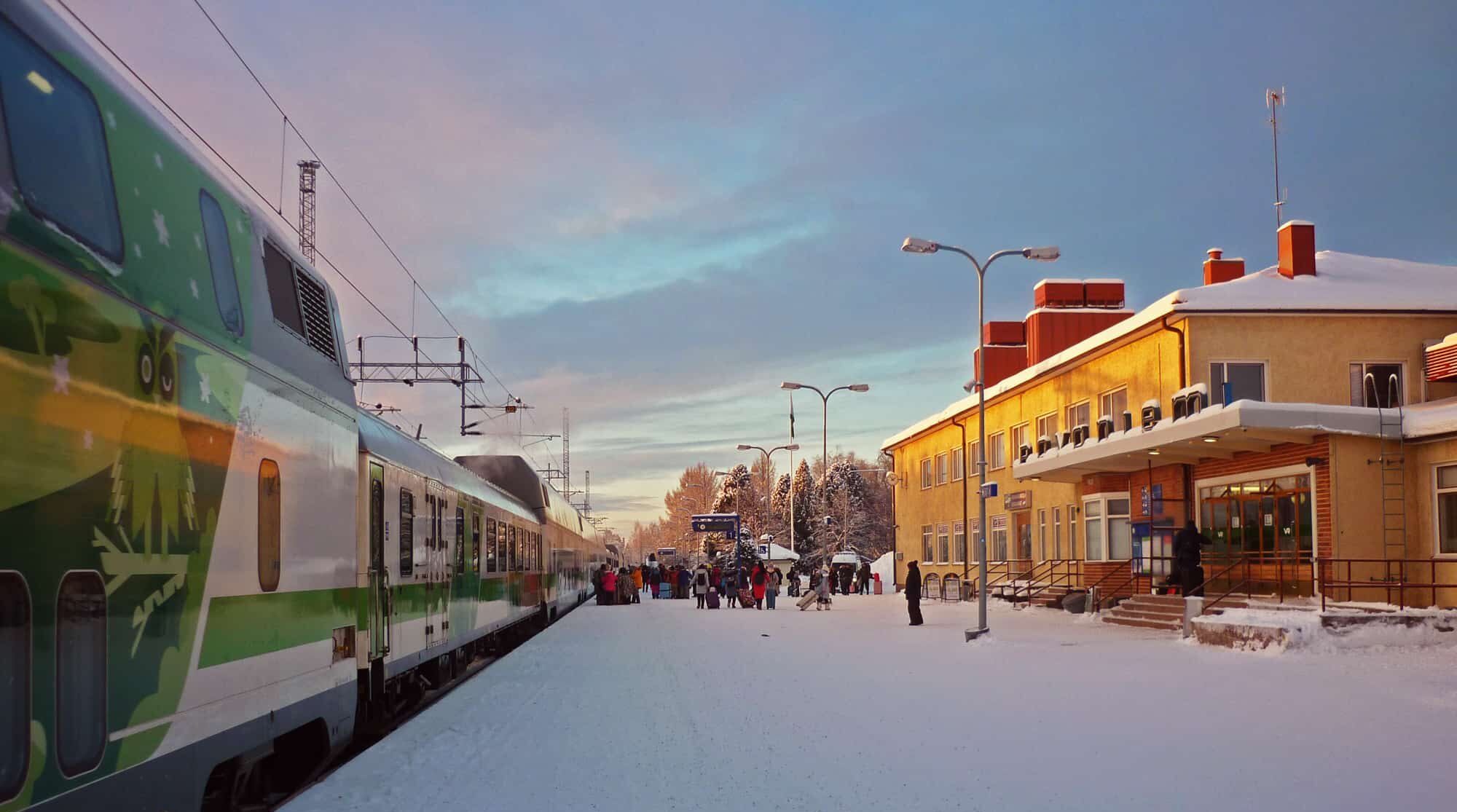 Trein - Helsinki - Rovaniemi - Finland - Christoffel Travel