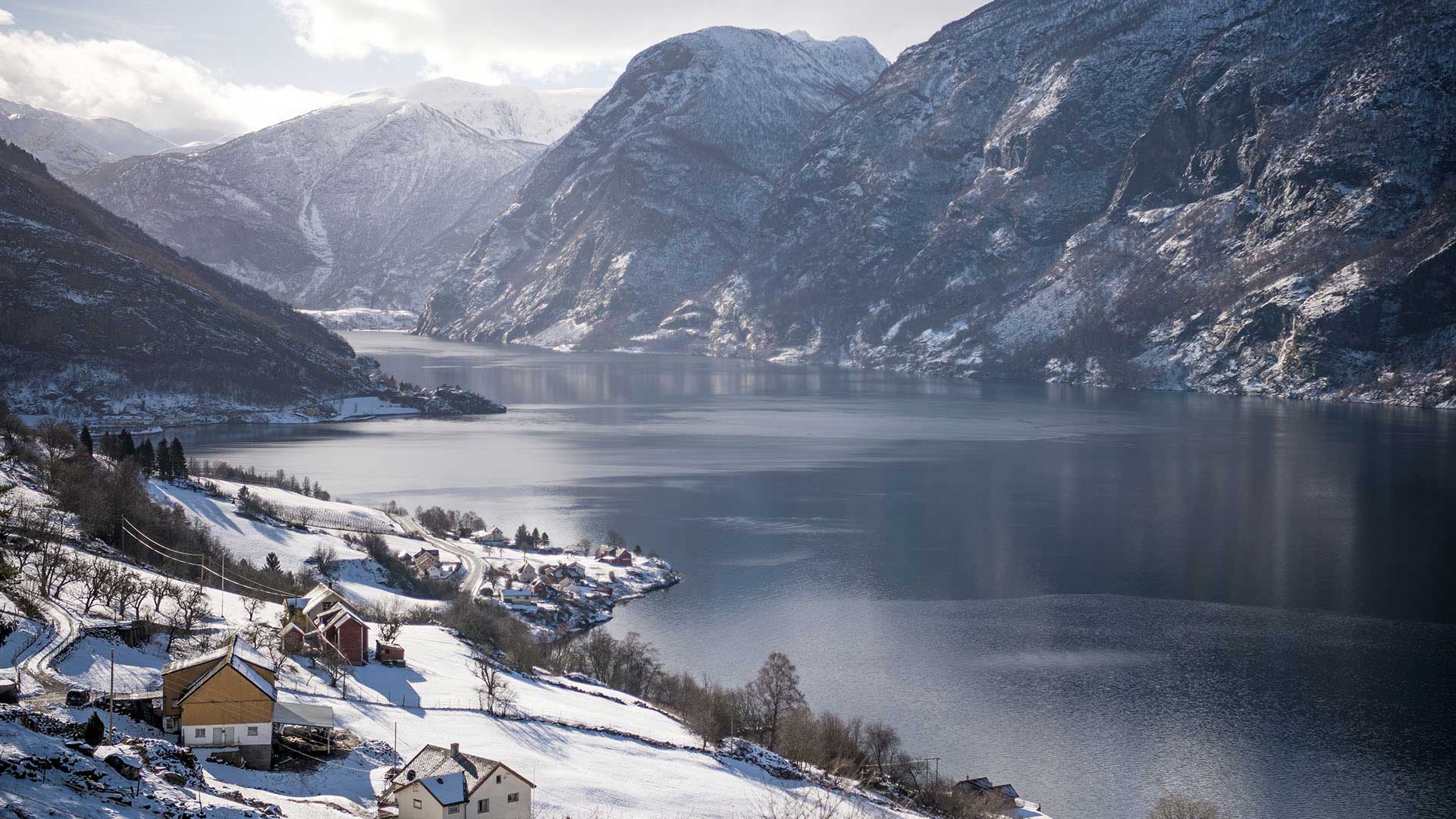 Aurlandsfjorden - winter - Noorwegen - Christoffel Travel