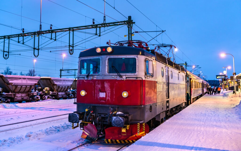 Trein Stockholm Vindeln - Zweden - winter - Christoffel Travel