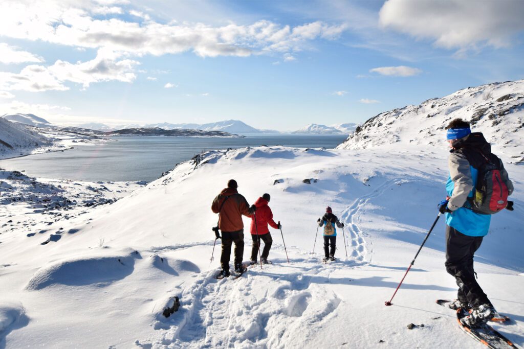Sneeuwschoenwandeling Lyngen - Noorwegen - Christoffel Travel