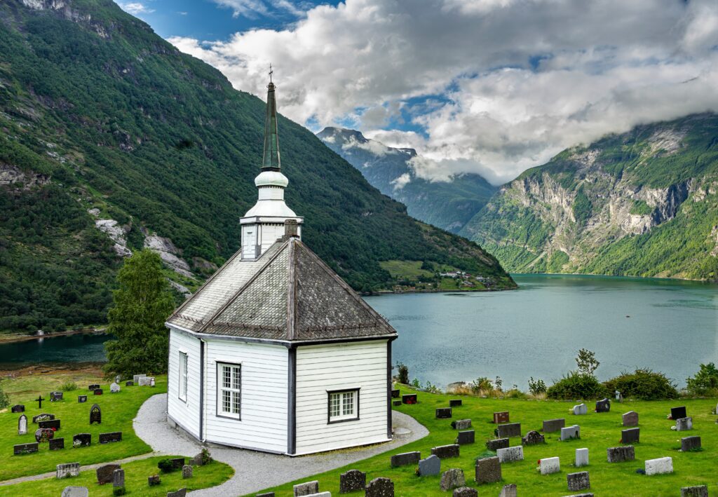 Geiranger kerk - Noorwegen - Christoffel Travel