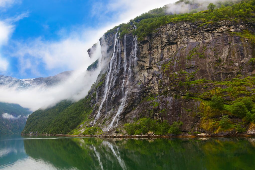 Geiranger fjord - Noorwegen - waterval - Christoffel Travel