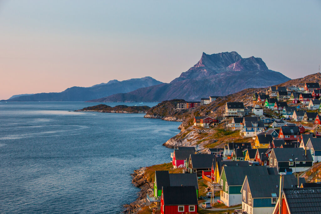 Nuuk,By,Sunset,West,Coast,Greenland