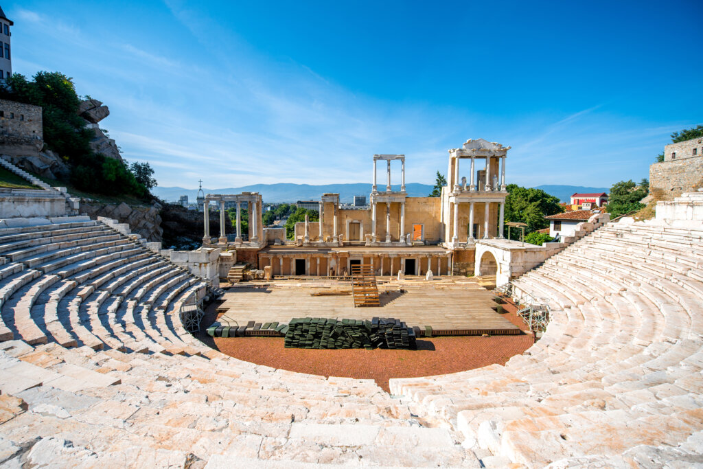 Roman,Theatre,Of,Philippopolis,In,Plovdiv,,Bulgaria