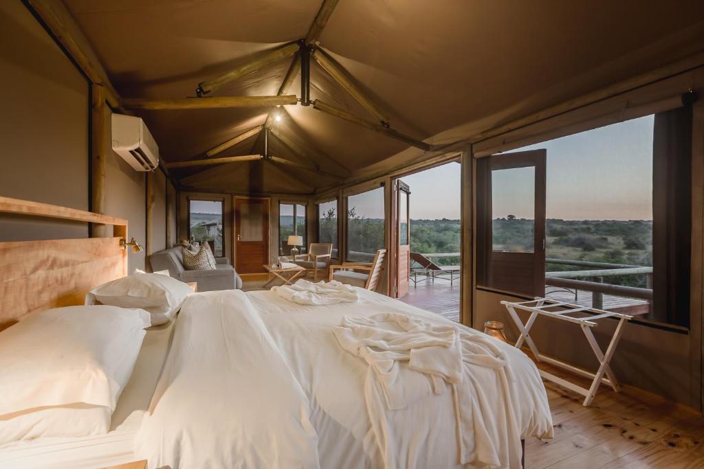 Hlosi Game Lodge in Amakhala – stijlvolle safari-ervaring voor gezinnen, verzorgd door Christoffel Travel.