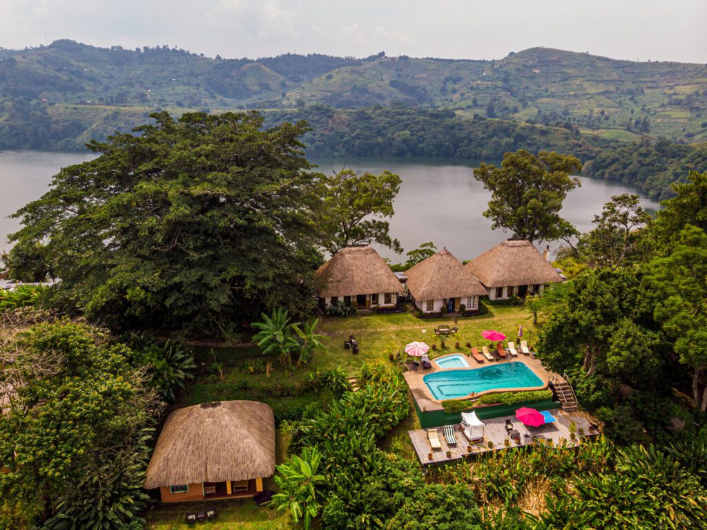 Ndali Lodge met uitzicht op de kratermeren bij Kibale Forest in Oeganda – exclusief verblijf met Christoffel Travel