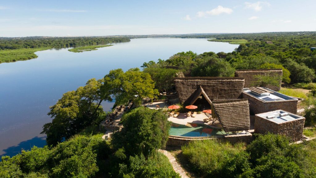 Luxe banda met uitzicht op de Nijl bij Nile Safari Lodge in Murchison Falls National Park – Oeganda safari met Christoffel Travel