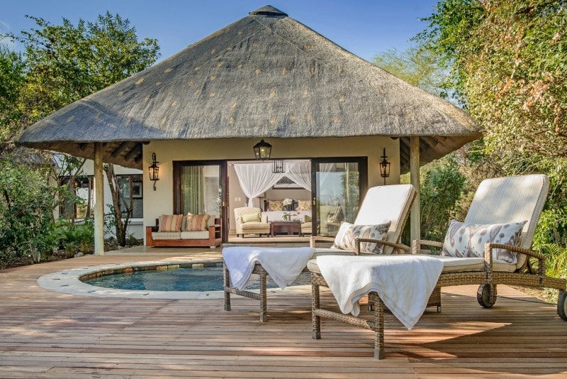 Savanna Private Game Reserve – exclusieve safarilodge in Sabi Sand met uitzicht op de Afrikaanse bush, georganiseerd door Christoffel Travel.