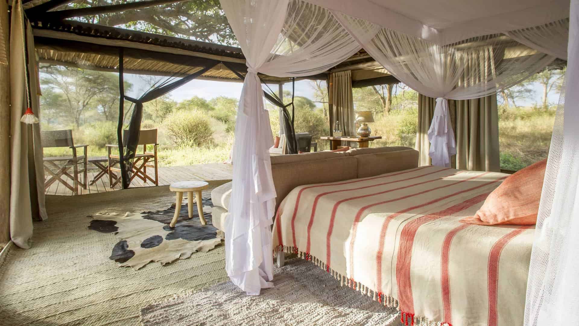 Luxe safaritent van Kuro Tarangire Camp in Tarangire National Park, Tanzania – exclusieve reiservaring met Christoffel Travel