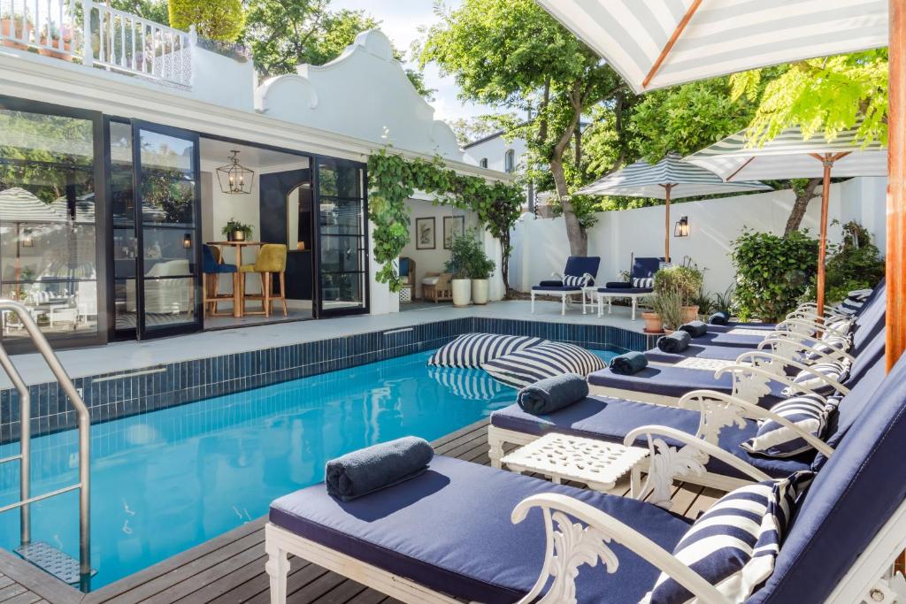 The Last Word Franschhoek – stijlvolle boutique-accommodatie in het hart van de wijnvallei, Zuid-Afrika, aangeboden door Christoffel Travel.