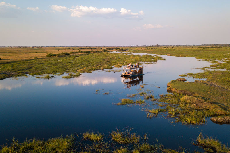 Luxe safari-accommodatie bij Wilderness King’s Pool in Botswana – exclusieve reiservaring met Christoffel Travel.