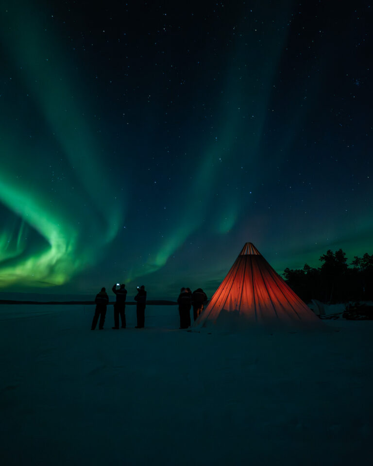 Noorderlicht spotten in Lapland