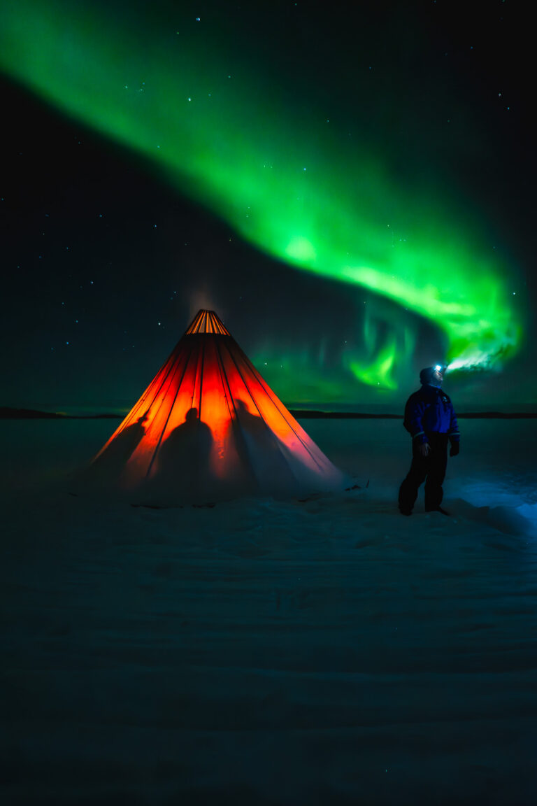 Noorderlicht in Lapland